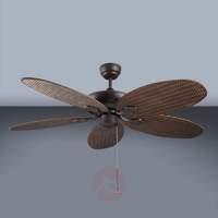 PHUKET ceiling fan in woven look