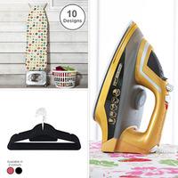 Phoenix Gold Iron, Hangers & Ironing Board Cover