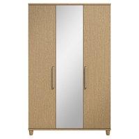 Phoebe 3 Door Mirrored Wardrobe Oak