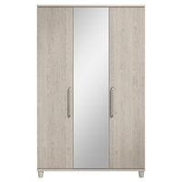 Phoebe 3 Door Mirrored Wardrobe Elm