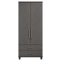 phoebe 2 door gents wardrobe black