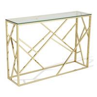 phoenix console table gold