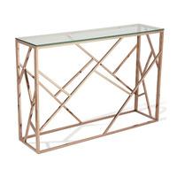 phoenix console table rose gold