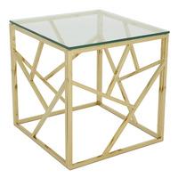 phoenix lamp table gold