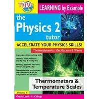 physics tutor 2 thermometers and temperature scales dvd 2011 ntsc