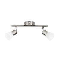 Philips Decagon LED 2 Bar Spotlight Chrome & Frosted Glass