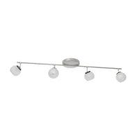 philips balla led 4 bar spotlight matt chrome frosted glass