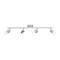 philips decagon led 4 bar spotlight chrome frosted glass