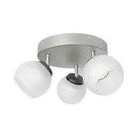 philips balla led 3 plate spotlight matt chrome frosted glass