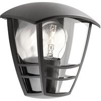 Philips Mygarden 1x60W Creek Wall Lantern 230V (Black)