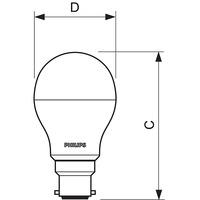 philips 65w corepro gls b22bc