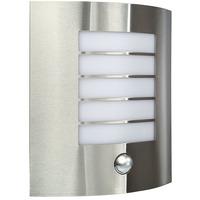 philips massive oslo wall lantern with pir stainless steel
