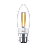 philips 5w 40w classic dimmable led candle bcb22