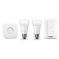 Philips Hue LED White Ambience Smart Light Bulb Starter Pack Edison Screw Cap (E27)