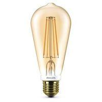 Philips E27 630lm LED Dimmable St64 Light Bulb