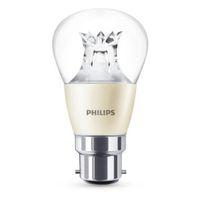 Philips B22 470lm LED Dimmable Mini Globe Light Bulb