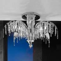 phoebe ceiling light eight bulbs chrome