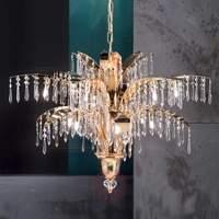 Phoebe Chandelier Elegant Twelve Bulbs Gold-Plated