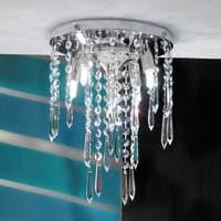 phoebe ceiling light five bulbs chrome