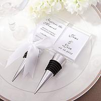 Photo Holder and Bottle Stopper 2in1 functions - photo size 4.5 x 4 cm - Beter Gifts Wedding Style