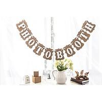 Photo Booth Bunting Banner Rustic Vintage Wedding Photography