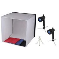 Phot-R 40cm Light Tent with 50W Continuous Lighting Kit