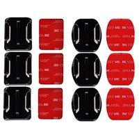 Phot-R 3x Flat & 3x Curved Adhesive Mounts for GoPro Hero