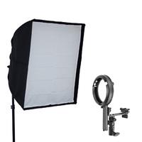 Phot-R 100x100cm Bowens Softbox with \'L\' Shaped Bowens Flash Bracket