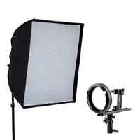 phot r 100x100cm bowens softbox with t shaped bowens flash bracket