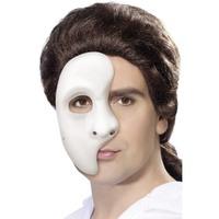 Phantom Mask, White, 1/2 Mask