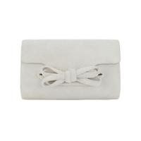Phase Eight Elena Suede Bow Clutch Bag