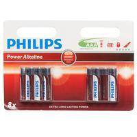 phillips ultra alkaline aaa lr03 batteries 8 pack assorted assorted