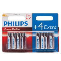 phillips ultra alkaline aa lr6 batteries 8 pack assorted assorted