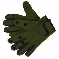 Philip Morris Neoprene Shooting Gloves, Green, Medium