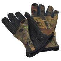 philip morris neoprene shooting gloves camo xl