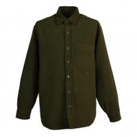 Philip Morris & Son Moleskin Shirt, Olive, Large Twin Pk