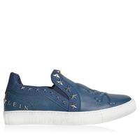 philipp plein slip on debossed skull trainers