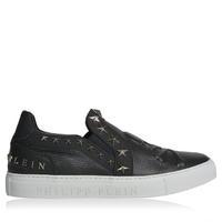 PHILIPP PLEIN Slip On Debossed Skull Trainers