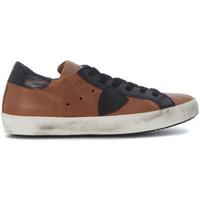 Philippe Model Paris Sneaker Classic in pelle marrone cammello men\'s Shoes (Trainers) in brown