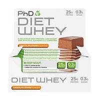 phd nutrition diet whey bars 12 x 50g bars