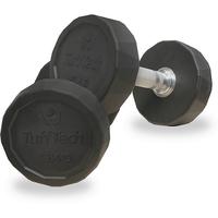 physical company tufftech rubber dumbbells individual