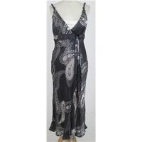 Phase Eight, size 12 grey & cream floral beaded dress