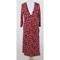 Phase Eight size 14 red and black patterned dress
