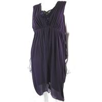 Phase Eight size 18 Plum Dress With Lace Detailing
