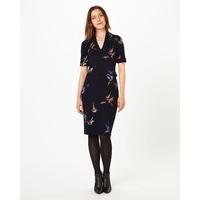 phase eight bird print dress