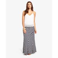 Phase Eight Chevron Stripe Maxi Skirt