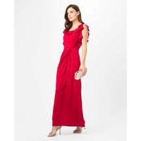 phase eight laurita frill sleeve maxi dress