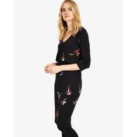 phase eight bianca bird print dress