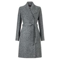 phase eight devyn texture belted coat