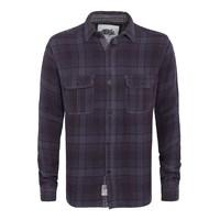 Phantom Check Flannel Long Sleeve Shirt Night Shadow Blue